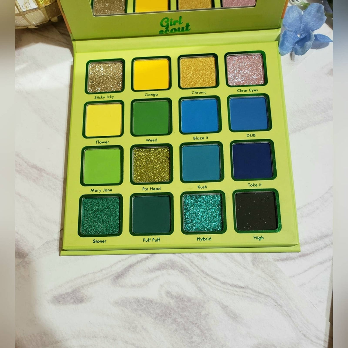 KARA COSMETICS authentic Cali Slush 16 Color Shadowuniquely dank color palette