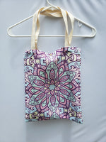 Floral Pattern Canvas Tote Bag New