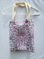 Floral Pattern Canvas Tote Bag New