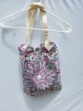 Floral Pattern Canvas Tote Bag New