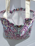 Floral Pattern Canvas Tote Bag New