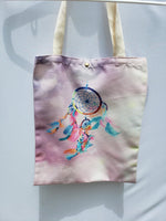 Multicolor Dream Catcher Canvas Tote Bag