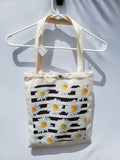 Fashion Daisy Floral Canvas Tote Bag