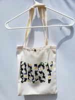 Flowers Daisy Canvas Tote Bag Travel Bag