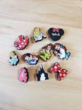 Disney Princesses Style Croc Charms 10 Pieces