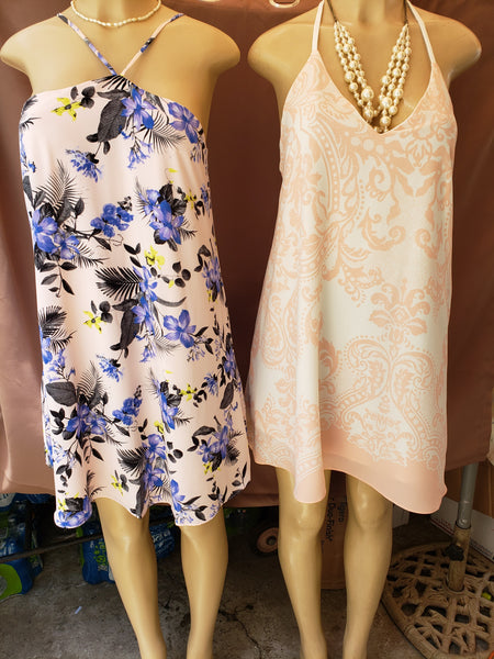 Boutique Summer Dresses Floral Printed 2 Styles To Choose From Perfect For Any Occasion