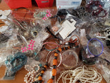 Costume Fashion Jewelry lot Necklaces,Bracetles and more PRICE IS FOR 1 POUND ONLY