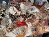 Costume Fashion Jewelry lot Necklaces,Bracetles and more PRICE IS FOR 1 POUND ONLY