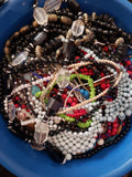 1 pound Costume, Vintage Style Jewelry Lots! Great for crafters and resellers.