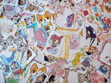 Kawaii stationary  grab bag assorted with stickers, postcards, note papers