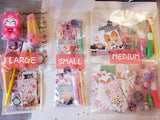 Kawaii stationery sets. Postcards, notepads, stickers,and more