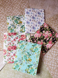 Cute Flower Pocket Handmade Notebooks