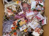 30 pieces Crafters , resellers lot. Mix material and styles