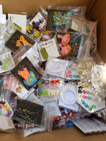 30 pieces Crafters , resellers lot. Mix material and styles