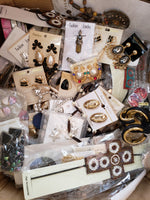 1 pound Costume, Vintage Style Jewelry Lots! Great for crafters and resellers.