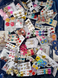 Flower, Bling, Pearl Style  50 Pairs Earrings Lot (not 50 sheets)