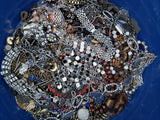 Costume jewelry lot,wearable!Great for crafters, resellers(Price is for 4 pounds)