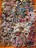 Brooches & Hair Accessories Lot (Total of 20 pieces). Also great for crafters!