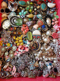 Brooches & Hair Accessories Lot (Total of 20 pieces). Also great for crafters!