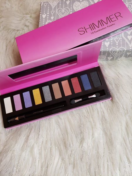 Shimmer 10 color eyeshadow palette