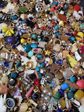 Crafters kit repurposed jewelry for jewelry art, frame decor, embelleshing 8oz bag