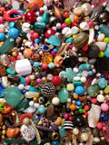 Beads lot for crafters and jewelry making. Price is for 8 oz bag