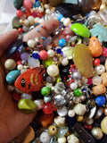 Beads lot for crafters and jewelry making. Price is for 8 oz bag