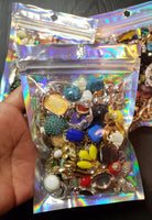 Crafters kit repurposed jewelry for jewelry art, frame decor, embelleshing 8oz bag