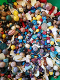 Beads lot for crafters and jewelry making. Price is for 8 oz bag