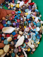 Beads lot for crafters and jewelry making. Price is for 8 oz bag