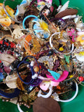 Junk jewelry grab bag for embellishing,jewelry making,crafting(100 pcs bag)