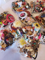 Junk jewelry grab bag for embellishing,jewelry making,crafting(100 pcs bag)