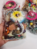 Junk jewelry grab bag for embellishing,jewelry making,crafting(100 pcs bag)