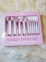 10 pieces Makeup Brush set (Purple set)