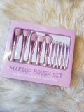 10 pieces Makeup Brush set (Purple set)