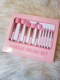 10 pieces Makeup Brush set (Pink set)