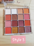 She Makeup 16 Color Tester Shadow Palette 3 Styles To Choose From