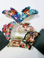 Floral Frida Fashion Hair Claws/Clips 6 Different Styles to Choose From