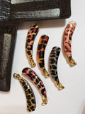 Banana Hair Clips Leopard Print Styles 6 Different Styles to Choose From