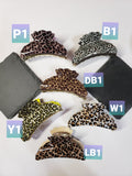 Fashion Leopard Print Hair Claws/Clips 6 Different Styles to Choose From