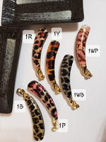 Banana Hair Clips Leopard Print Styles 6 Different Styles to Choose From