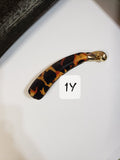 Banana Hair Clips Leopard Print Styles 6 Different Styles to Choose From