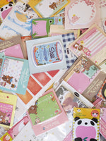 Kawaii Stationary Notepad Blind Bag Bundles, Stationary Decor Notepads