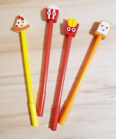 Cute Fine Point Fashion Food Theme Pens Stationary 4 Styles To Choose From