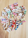 Girls Fashion Stud Earrings Lots 50 Pairs Various Beautiful Styles Free Shipping Great For Crafters