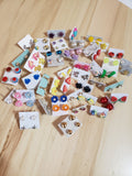 Girls Fashion Stud Earrings Lots 50 Pairs Various Beautiful Styles Free Shipping Great For Crafters