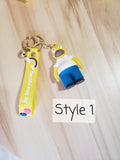 3D Fashion Famous Keychains Choose Your Style