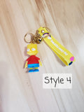 3D Fashion Famous Keychains Choose Your Style