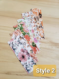 Floral Printed Lamimated Bookmarks Bundles Handmade 6 Pieces