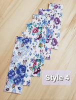 Floral Printed Lamimated Bookmarks Bundles Handmade 6 Pieces